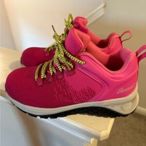 Thorogood Athletic Safety Toe Low Pink Composite Toe Slip-Resistant Sole SZ 6.5W